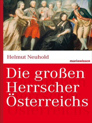 cover image of Die großen Herrscher Österreichs